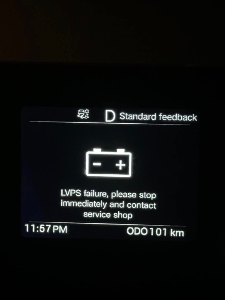 Fallo del sistema LVPS en BYD Dolphin Mini: causas, síntomas y soluciones